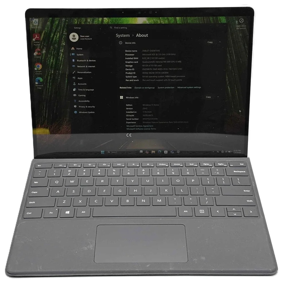 MICROSOFT SURFACE PRO X 2010 (GNH025696)